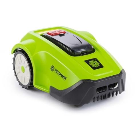 Mähroboter 600m² - 20V 2Ah Li-Ion Akku, Breite 17cm, einstellbare Höhe (3/4/5cm), intelligente Programmierung, Regensensor, Kantenschnitt, mehrere Zonen, LCD-Bildschirm