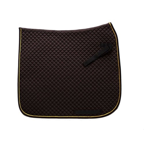 HKM Schabracke- 7381 Dunkelbraun/Gold Vollblut/Warmblut