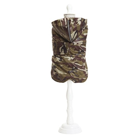 Croci C7274458 Steppjacke Dachshund Military, 45 cm