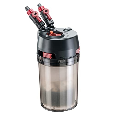 Hydor Außenfilter PRIME 10 mit Saughaftung, für Aquarien von 200 - 450 Liter, Schwämme Schwertmuscheln Filterwolle