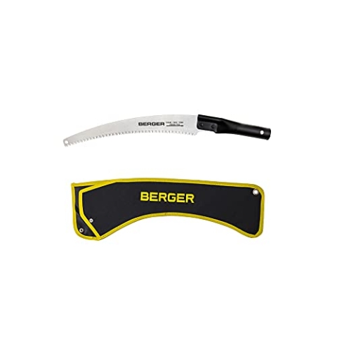 Berger ArboRapid Set 63813 Aufsatzsäge, Länge: 33 cm Sägenaufsatz für Teleskopstangen für Äste inkl. Sägentasche