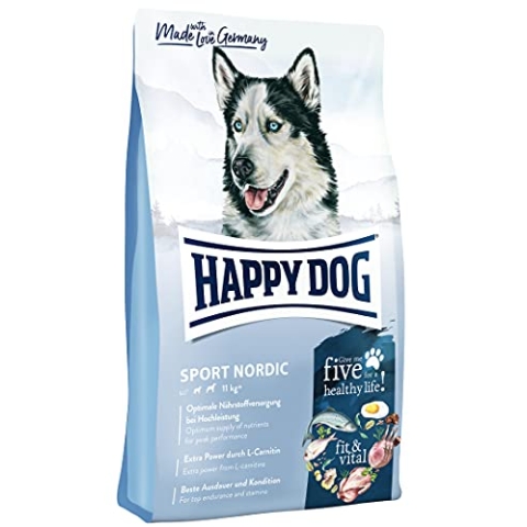 Happy Dog 60778 - Supreme fit & vital Sport Nordic - Alleinfutter für Hunde im Leistungs- / Sportbereich - 14 kg Inhalt