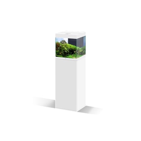 CIANO, Emotions Pro 40 Möbelstück für Aquarien, Weiß, 95 x 40 x 40 cm, aus Holz, Halterung mit 1 Tür und Aufbewahrungsfach, Aquarienmöbel für Fische, hergestellt in Portugal