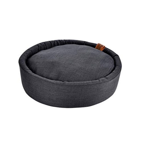 Wicotex Love Story, Korb, rund, Polyester, Ø 60 x 15 cm, Cosy Golden Anthrazit