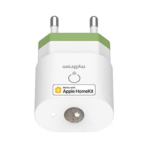myStrom WiFi Motion Sensor, Bewegungsmelder, mit Temperatur- und Helligkeitssensor. Works with Apple HomeKit. Rest API für Integration in eigene Systeme, Weiss