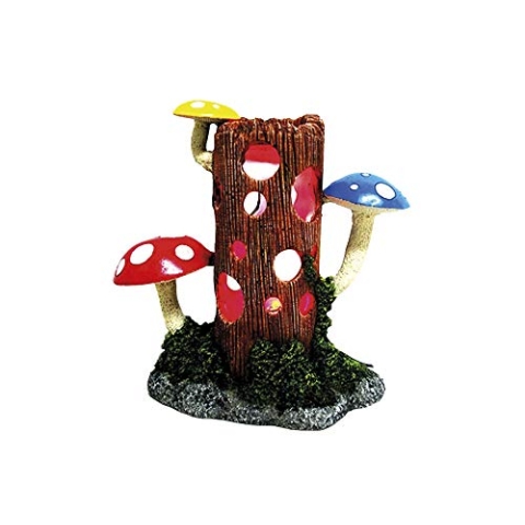 Nobby Aqua Ornaments STAMM MIT PILZEN mit LED, 23,8 x 11,7 x 23,3 cm, 1 Stück