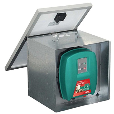 Kerbl Solarmodul 25W inkl. Halterung für Geräte mit Buchse f. Solar