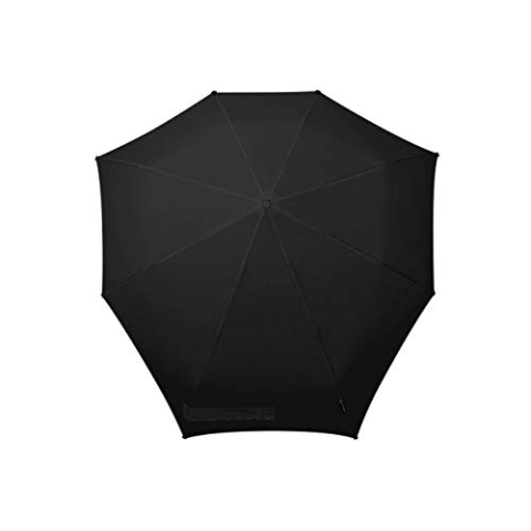 Senz° Regenschirme Manuell Nie Aus Der Mode Faltbare Schirme - Pures Schwarz