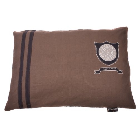 Lex & Max/PETFAB - Bezug Heritage für Bench Hundekissen-Füllung - Größe: 100 x 70 cm, Farbe: Taupe