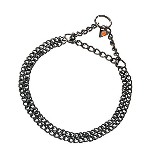 HS SPRENGER 4022853191946 Doppelkette - Schwarzer Edelstahl, Negro