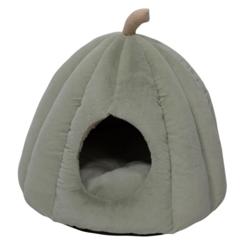 JACK AND VANILLA, Iglu – Modern für kleine Tiere, Elegantes Design, langlebige Materialien, leicht zu reinigen, optimaler Komfort, Maße Ø48 x 35 cm, Mintfarbe, Posh-Modell
