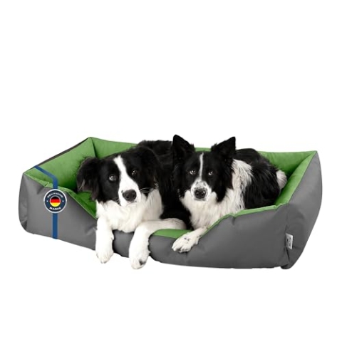 BedDog Hundebett XXXL - Hundekissen - Hundekorb - Hundecouch - Hundesofa - Bezug abziehbar, Waschbar, für Große Hunde