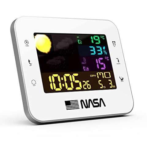 GT PHOTO NASA - WS500 Wetterstation - 1 Außensensor - Lieferung mit USB-Kabel
