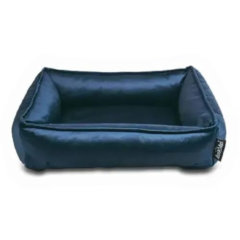 Lex & Max Hundebett Amsterdam,Mit waschbarem Bezug (M, Blau)