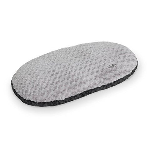 Nobby Kissen oval "SEOLI" dunkelgrau / hellgrau L x B: 80 x 49 cm