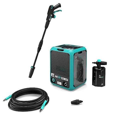 ARXP Hochdruckreiniger BOX3 150LHT kompakt (1900 W, 150 bar, 460 l/h), Schwarz