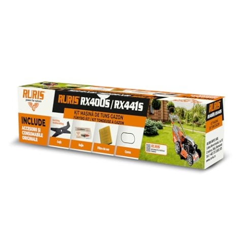 RURIS Rasenmäher-Set RX400S/RX441S mit Messer, Boujie, Luftfilter, Cur