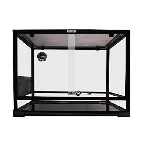 Komodo Flach verpacktes Glas-Terrarium, 60 x 45 x 45 cm