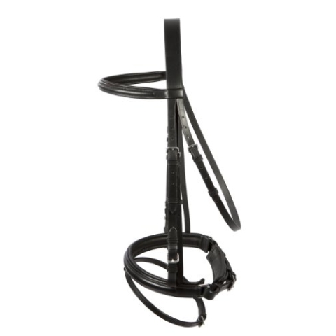 PFIFF Trensenzaum, schwarz Cob