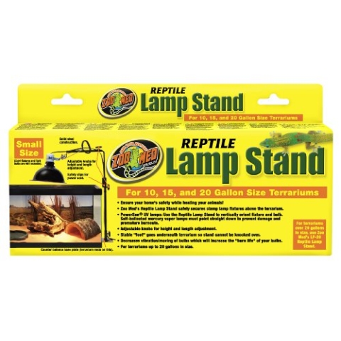Zoo Med LF-21 Repti Lamp Stand, Lämpenständer für Hängelampenschirme, verstellbar bis 65 cm Höhe
