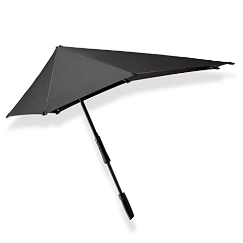Senz Stock-Sturmschirm, groß, Schwarz, Large