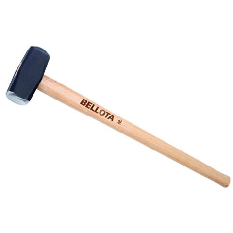 Bellota 5200-5 Hammer, doppelseitig, gerade, Griff aus Buchenholz, 5 kg