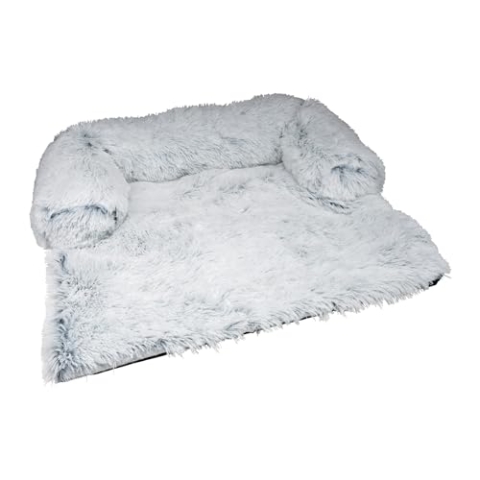 SONDEY Paris Prix Sofaüberwurf & Nackenrolle, flauschig, 100 cm, Weiß meliert, oder kontaktieren Sie Uns, um das Feld der Marke zu ändern, wenn Sie der Besitzer sind.