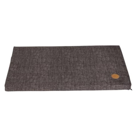 JACK AND VANILLA, Hundekorb, Käfigmatratze, Modell Manchester, Farbe Braun, Größe L, 88 x 55 x 5 cm