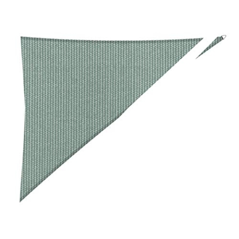 Shadow Comfort Sonnensegel, wasserdurchlässig, HDPE, Gartenmarkise für Außenbereich, Garten, Terrasse, UV-Block, Dreieck, 4 x 5 x 6,4 m, Landblau