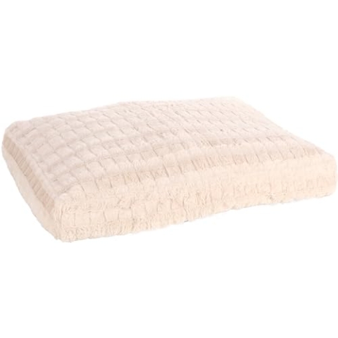 Flamingo Kissen Verona Rechteckig Beige – A: 80 cm, B: 60 cm, C: 10 cm, Waschbar, Antislip, Zart und Stilvoll, Interieur! Perfekte Ergänzung Zum Verona Hundebett!