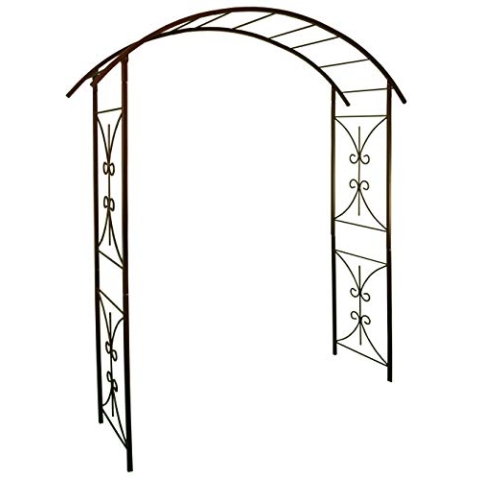 LOUIS MOULIN Arche Quadratrohr für Kletterpflanzen, Eisen, antik, 180 x 50 x 220 cm