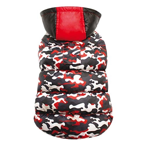 Croci Red Camou wattierte Jacke 80 cm - 38 g