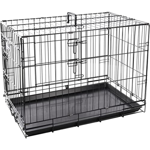 Flamingo 517885 Drahtkäfig Ebo Schwarz M 47x77x55 cm