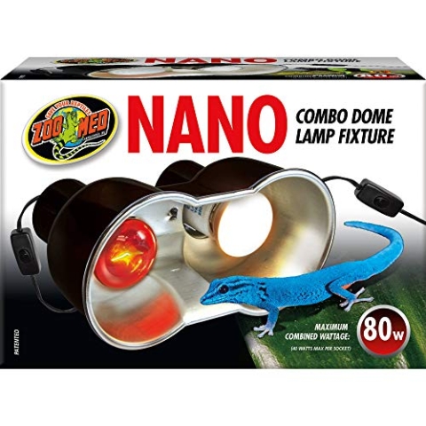 Zoo Med LF-36e Nano Combo Dome Lamp Fixture - Lampenfassung für Nano-Terrarien 2 x 40 W E27