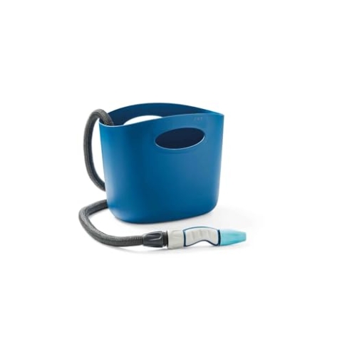 G.F. Srl, Aquapop, ausziehbarer Schlauch-Set, Kollektion for Ocean, mit 15 m Schlauch, ideal für die Bewässerung von Gärten, Terrassen und Balkonen.