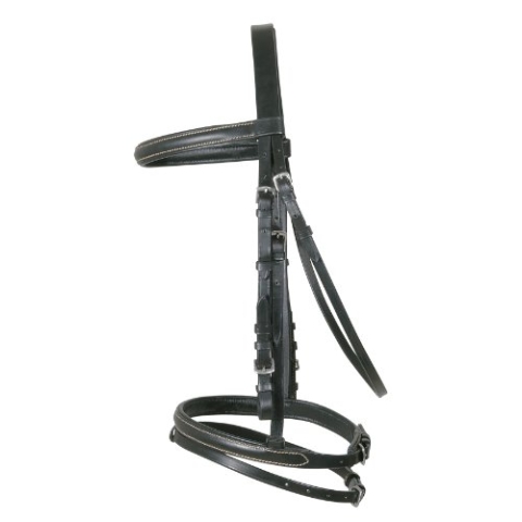 Trensenzaum, schwarz Cob