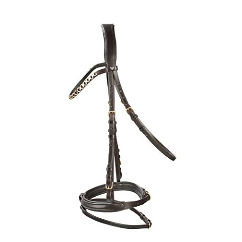 PFIFF Platin, Trensenzaum ´Morley´, braun Cob