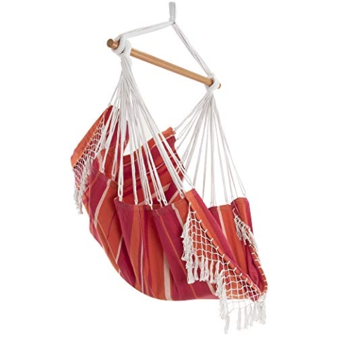 Vivere B536 Hängematte Sessel Baumwolle, Mimosa, mehrfabig