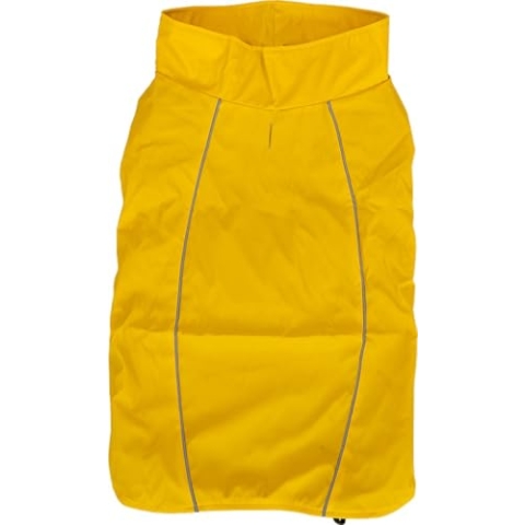 JACK AND VANILLA wasserdichte Outdoor-Jacke ohne Kapuze – leuchtendes Gelb – Größe XL – Länge 60 cm – ideal zum Angeln und Wandern – Fischermodell