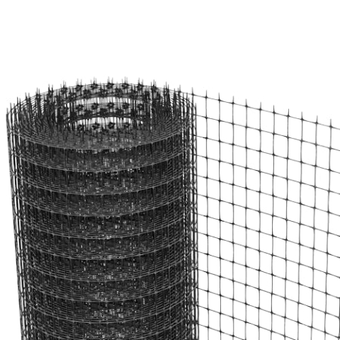 TENAX Cintoflex D 1,00x100 m Schwarz, Kunststoffzaun, Zaunnetz, Zäune für Haustiere und Garten, landwirtschaftliche Zäune
