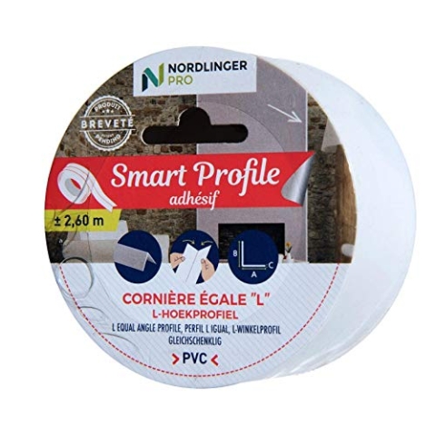 Nordlinger Smart Profile – gleiches Winkelstück – B 2,5 x H 2,5 cm