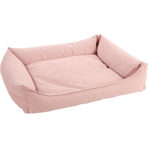 Flamingo Orthopädisches Hundebett Baldar – Rechteckig, Rosa, 100 cm | Ergonomischer & Bequemer Schlafplatz für Hunde!