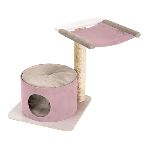 Ferplast Kratzbaum Kletterbaum Katzenkratzbaum Katzenbaum Simba, 50 x 50 x Höhe 65 cm.