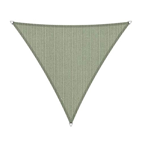 Shadow Comfort Schattensegel Sonnenschutz Wasserdurchlässig HDPE Gartenmarkise für Außen Garten Terrasse UV-Block - Dreieck 3,6x3,6x3,6x3,6m - Moonstone Green