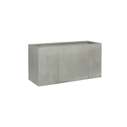 Pottery Pots Jort S,Vertically Light Grey