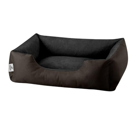 BedDog Hundebett M - Hundekissen - Hundekorb - Hundecouch - Hundesofa - Bezug abziehbar, Waschbar, für Kleine Hunde