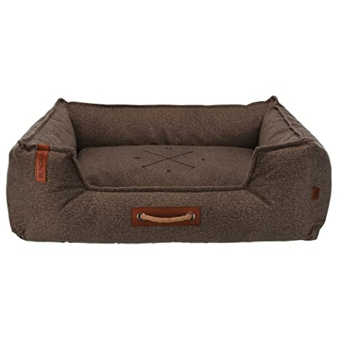 TRIXIE BE Nordic Bett Föhr Soft, eckig, 60 × 50 cm, Sand