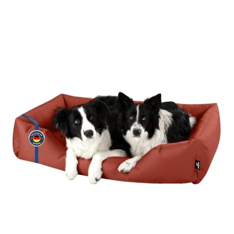 BedDog Hundebett Zara, Hundekissen mit abziehbaren waschbaren Bezug, Hundekorb, Hundesofa, für große Hunde, XXXL