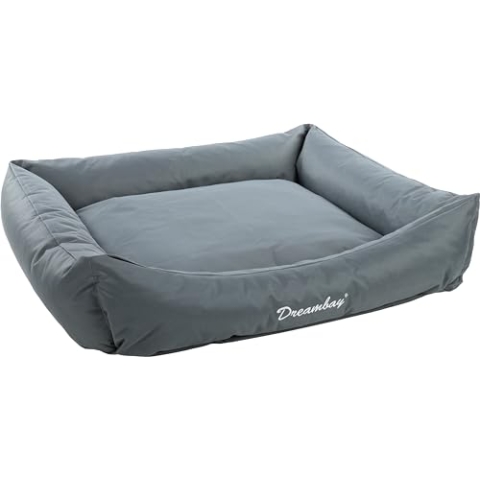 Flamingo Korb Dreambay® Rechteck Petrol - 120x95x28cm - Wasserabweisend und Waschbar - Abnehmbarer Bezug mit Reißverschluss - Nachhaltig