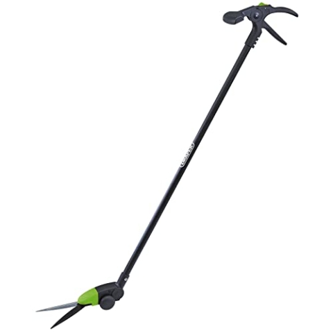 Draper 37795 Grasschere mit langem Griff, Gartentrimmer mit Rädern, 180-Grad-Grasschneider-Klingen, Garten-Handwerkzeug, Rasenkantenschneider, 1,3 m